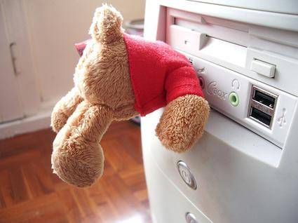 USB geheugenstick teddybeer