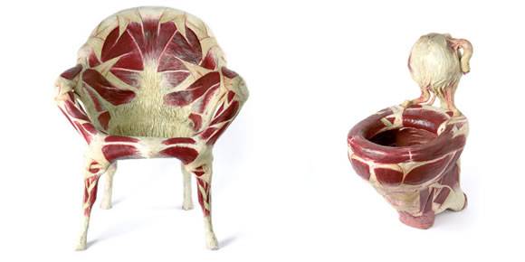 meat chair - ontwerper Simone Racheli