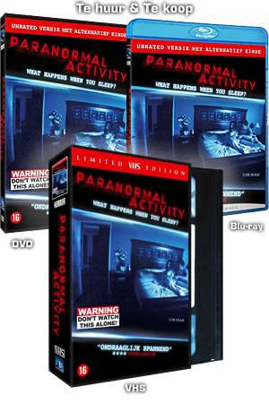 paranormal actvity dvd blueray vhs