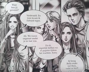 Twilight, slecht leesbaar