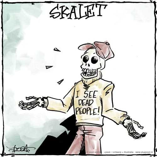 Cartoon: Wat ziet Skalet?