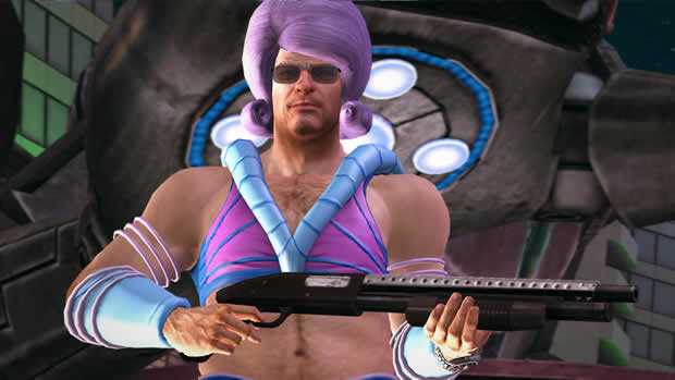 Frank West met roze pruik in Dead Rising 2 Off the record