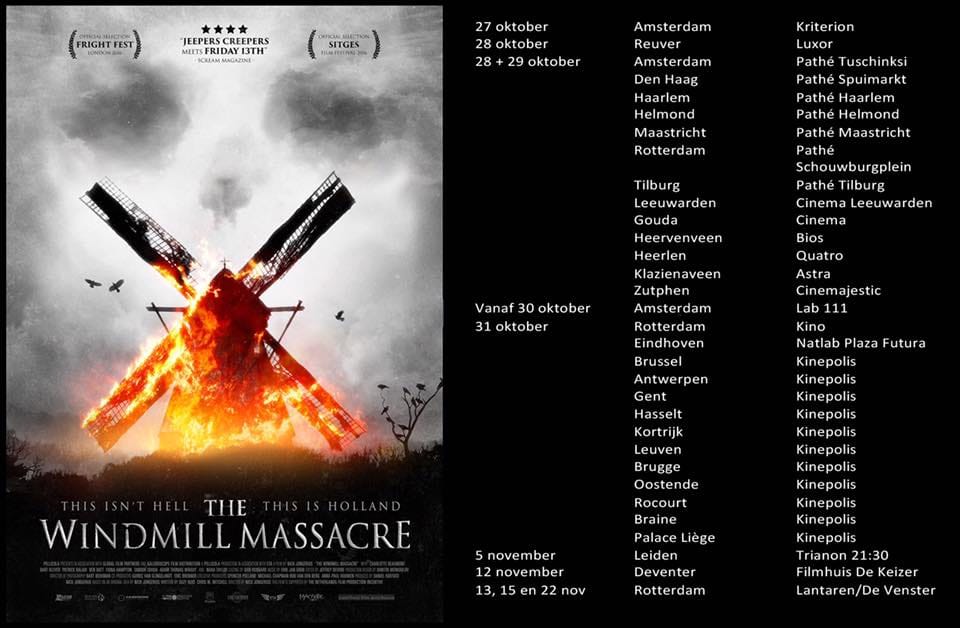 Waar draait The Windmill Massacre in de bioscoop?