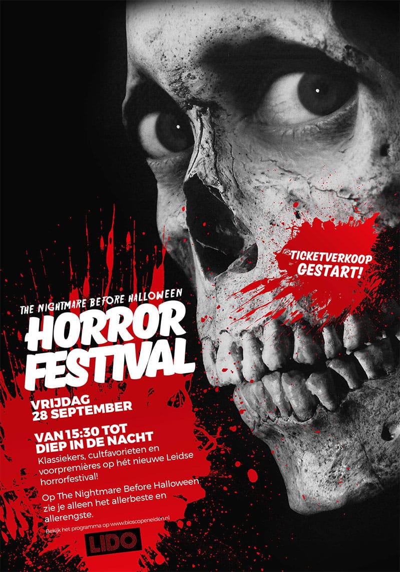 Nightmare before Halloween - Horrorfestival in Leiden - poster