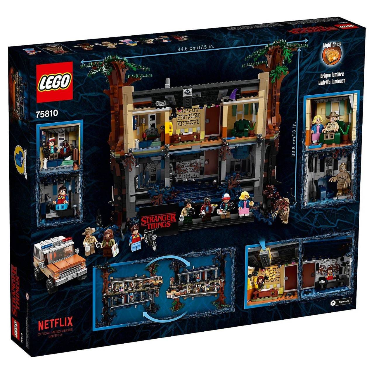 Lego Stranger Things - Complete Upside Down set (achterkant)