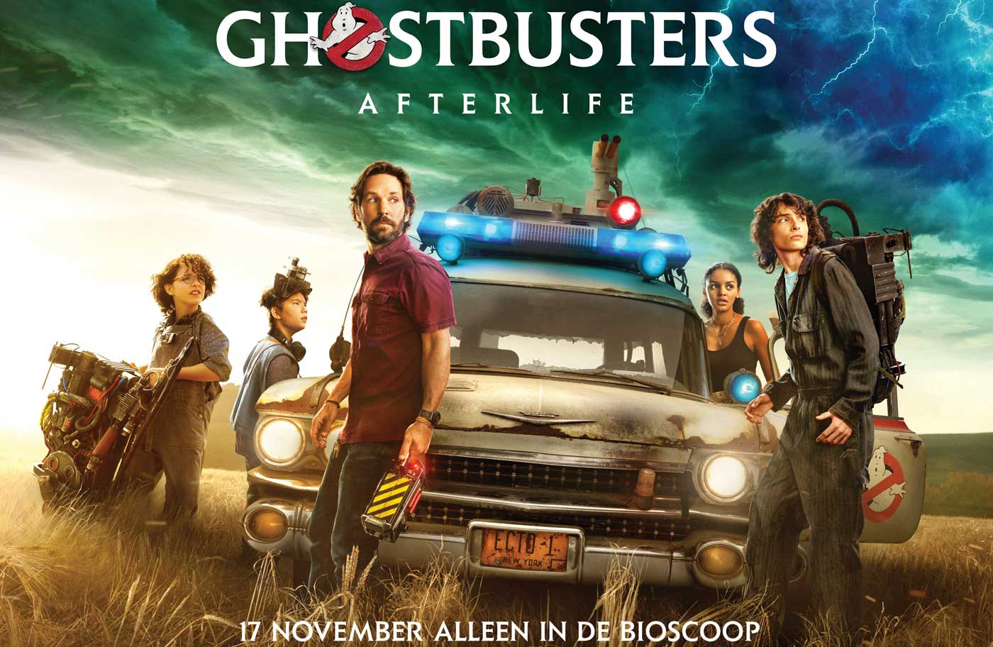 Poster voor Ghostbusters: Afterlife, vanaf 17 november alleen in de bioscoop