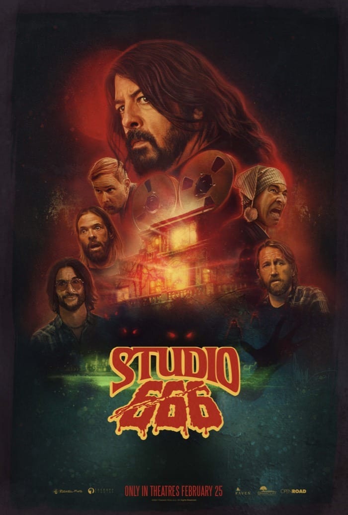 Poster Studio 666 met de Foo Fighters