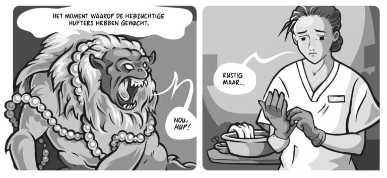 Afbeelding uit stripboek Bloeddorst #2