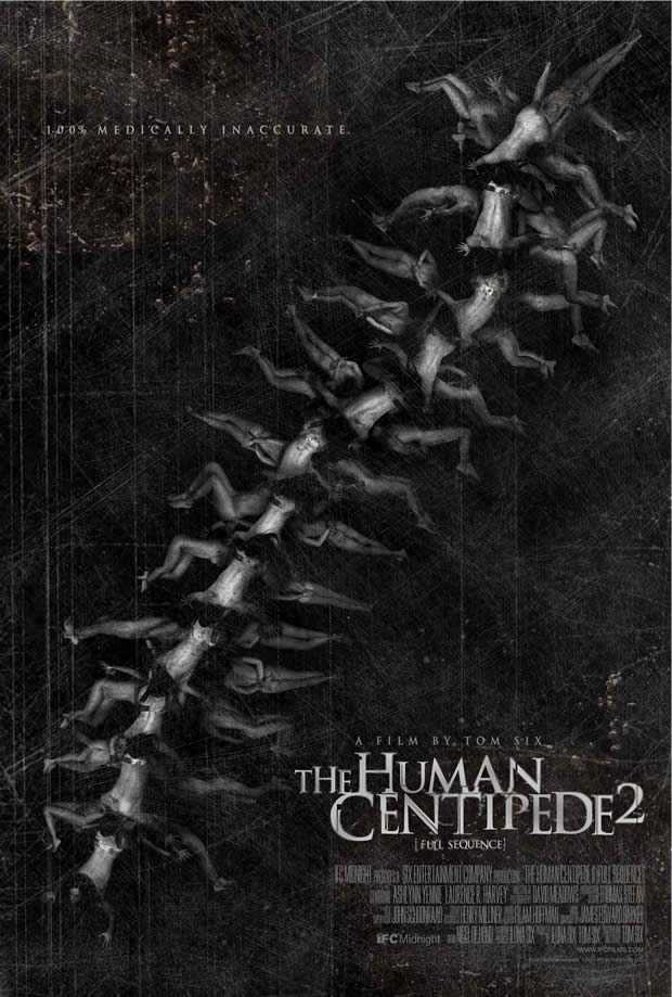 Stijlvolle poster The Human Centipede 2: Full Sequence