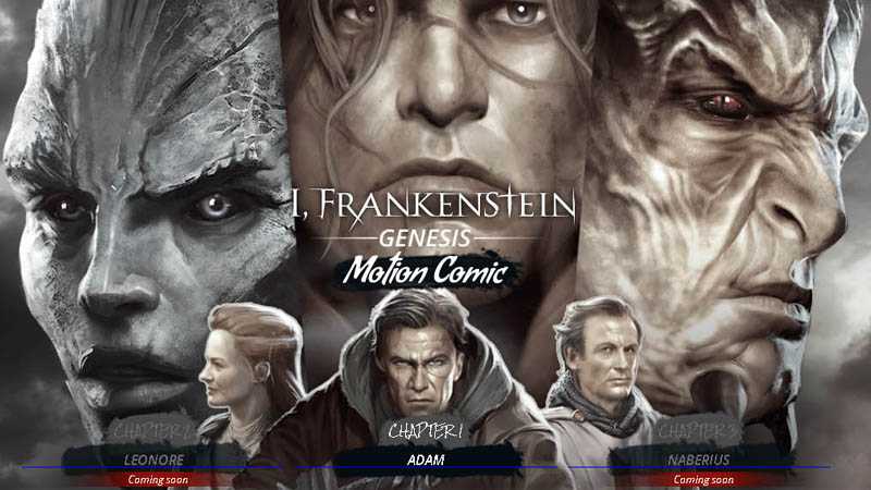 Lees de motion comic van de film I, Frankenstein