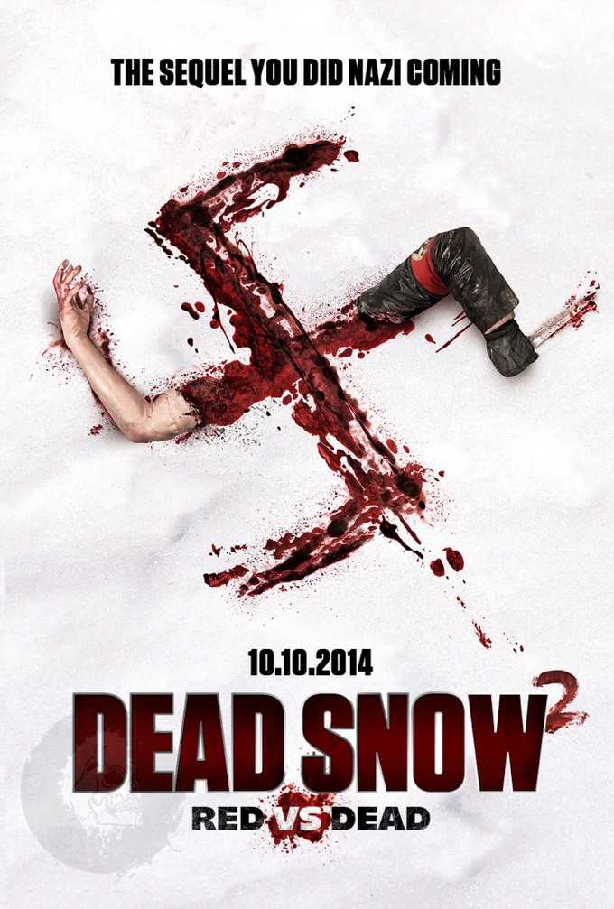 Nieuwe poster Dead Snow 2 is een flauwe inhaker