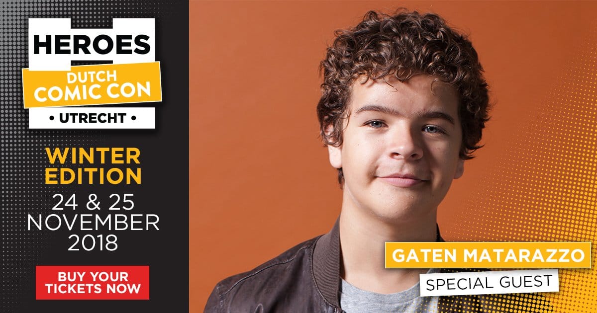 Dustin uit Stranger Things op Heroes Dutch Comic Con Wintereditie 2018