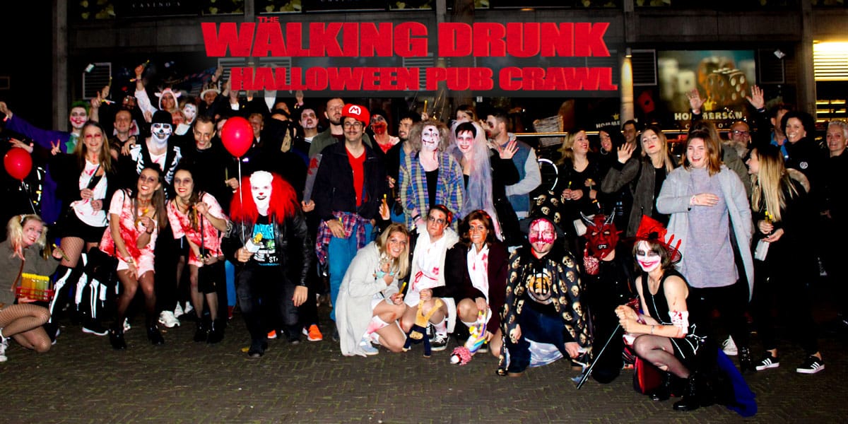 Halloween kroegentocht ”The Walking Drunk” 2018