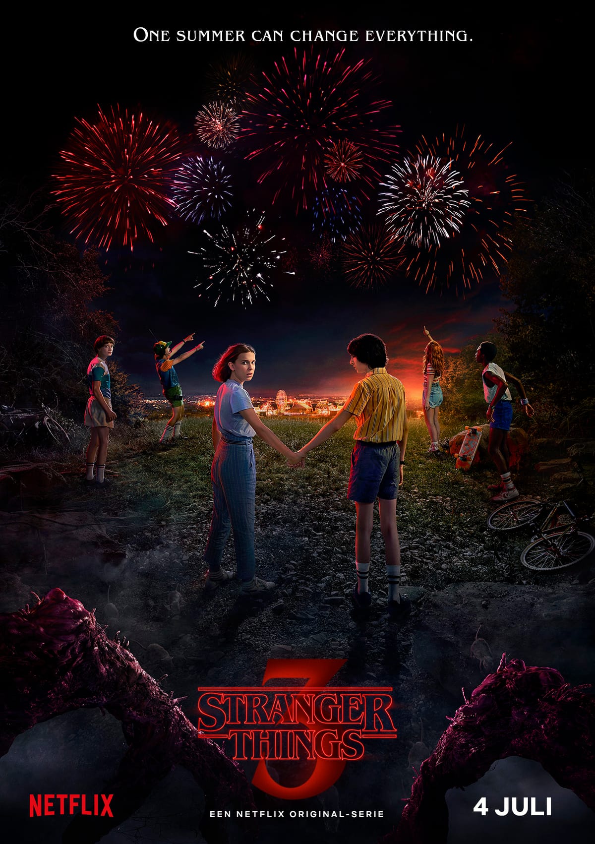 Stranger Things s3 vanaf 4 juli op Netflix + plus een geheime boodschap