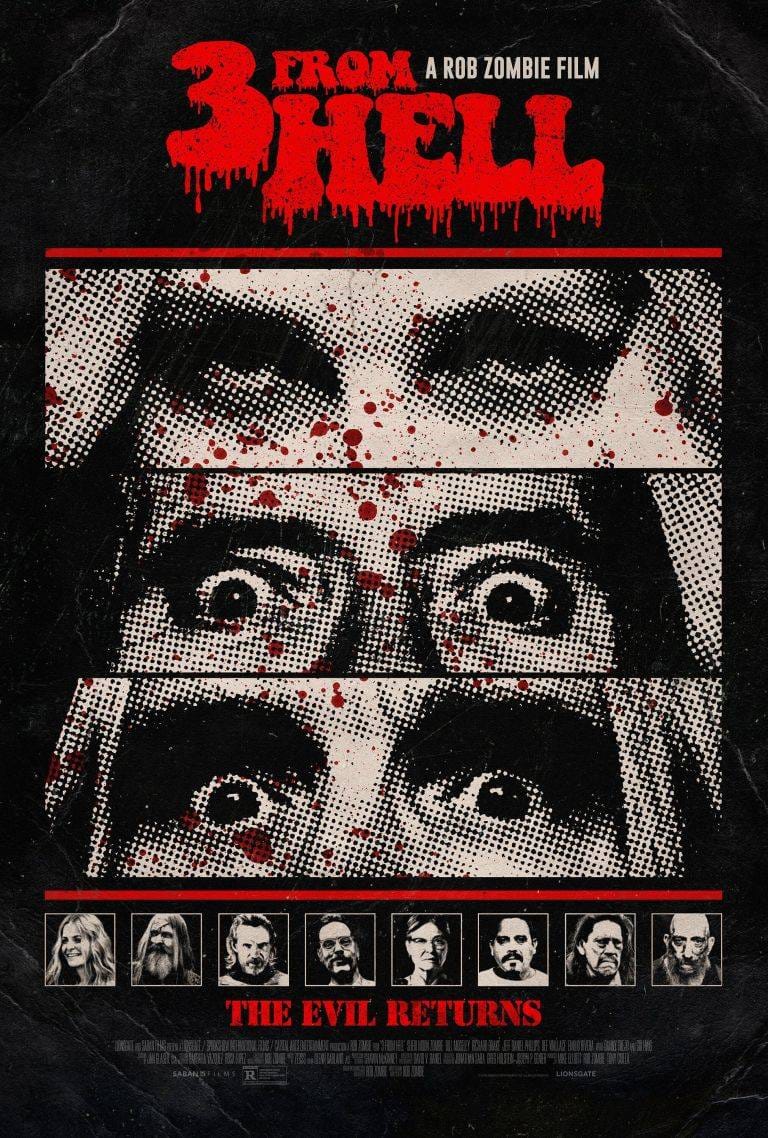 3 from Hell: Poster & teaser voor nieuwe Rob Zombie-film