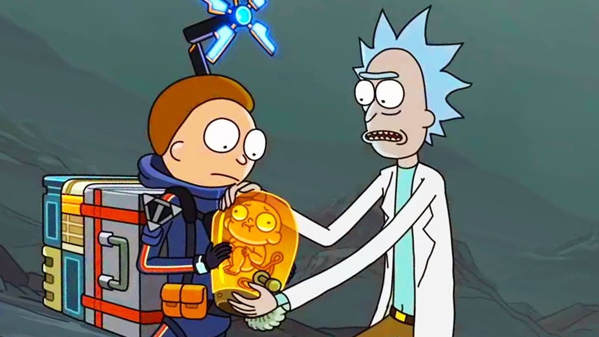 Hilarische Death Stranding ad van Rick and Morty