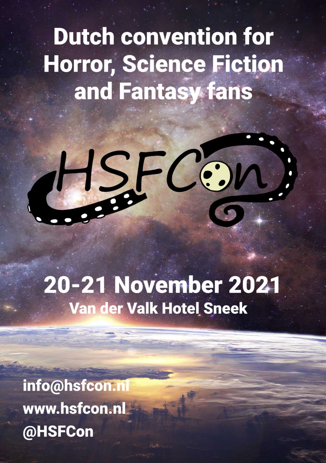 HSFCon: Nieuw evenement voor liefhebbers van horror, sciencefiction en fantasy