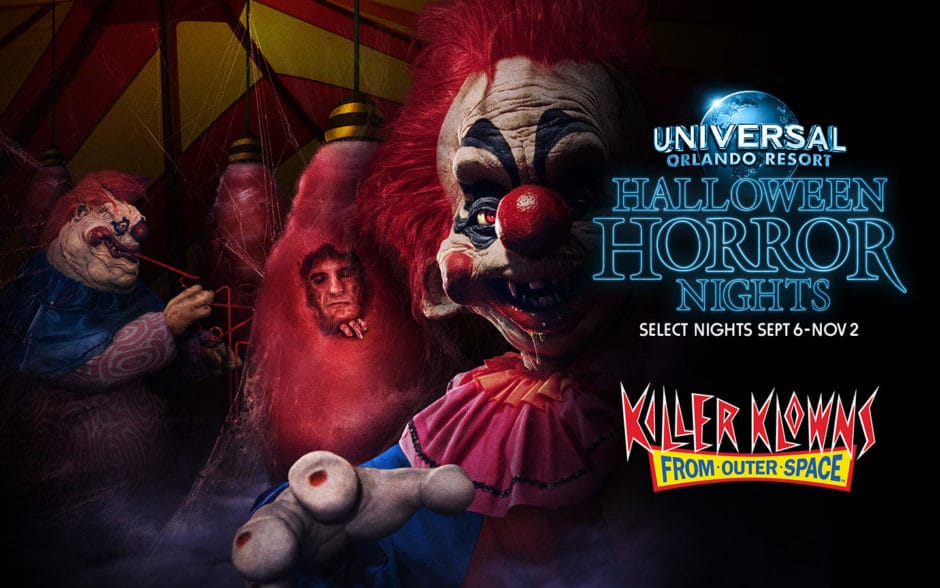 Killer Klowns from Outer Space terug in korte film voor Halloween Horror Nights!