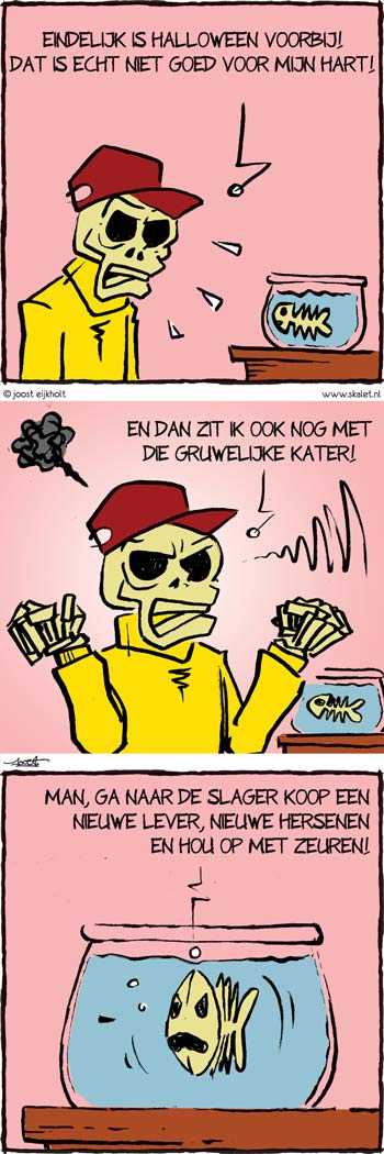 Ook Graat had een kater...