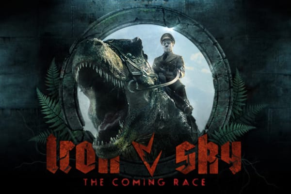 Hitler rijdt op een T-Rex in Iron Sky 2: The Coming Race