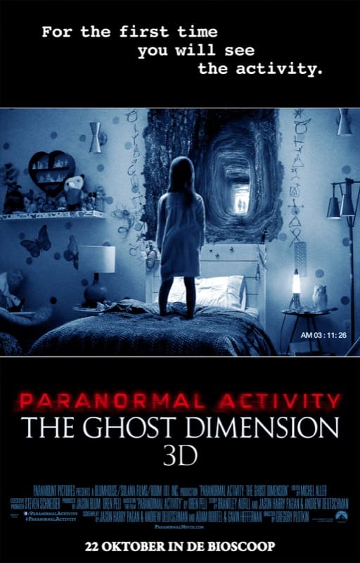 Poster Paranormal Activity: The Ghost Dimension 3D