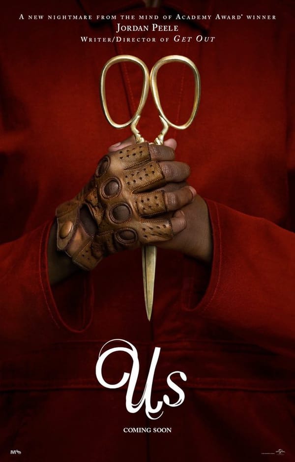 Poster Jordan Peele's 'Us', trailer volgt met Kerstmis