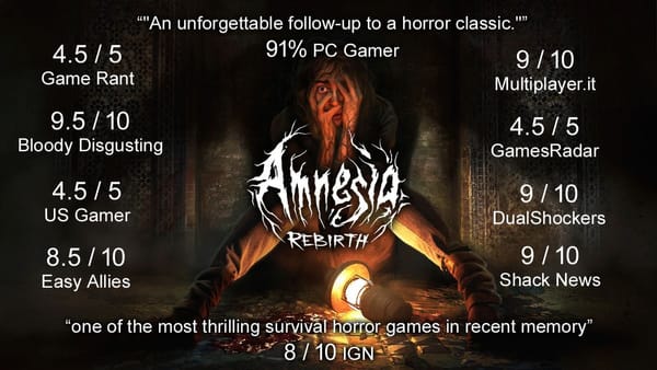 Nieuwe horrorgame Amnesia: Rebirth nu verkrijgbaar!