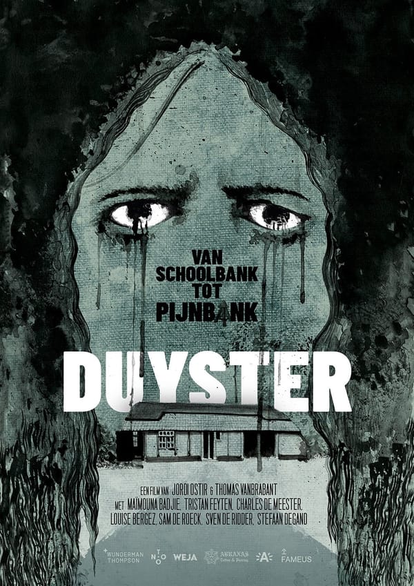 Poster voor Vlaamse horror 'Duyster'