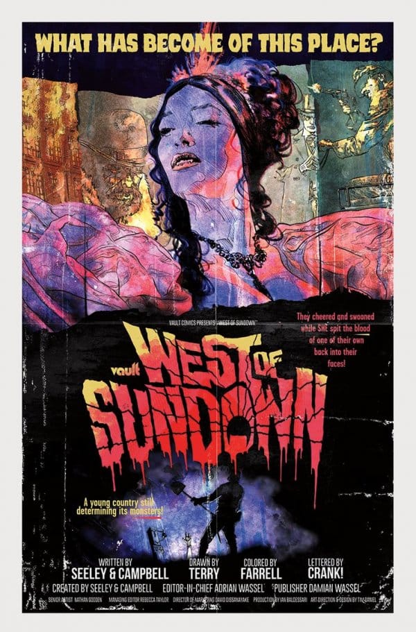 Vampiers in het Wilde Westen in comic West Of Sundown