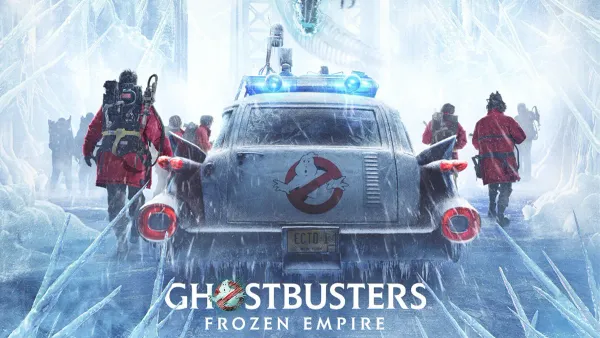 Oude én nieuwe Ghostbusters werken samen in trailer Ghostbusters: Frozen Empire