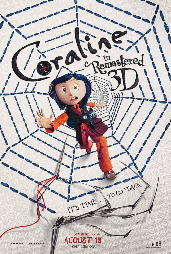 Horroranimatie Coraline viert 15e verjaardag in de bioscoop