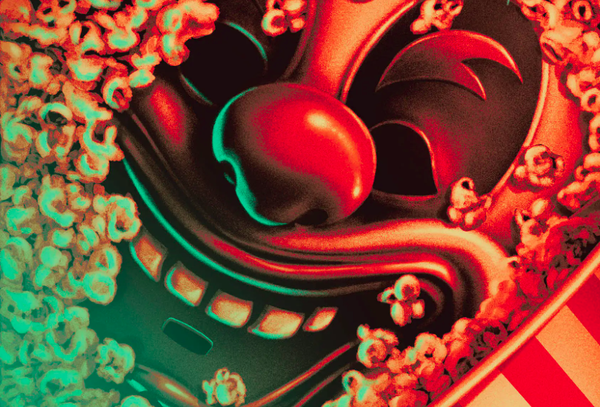 Frendo the Clown uit Clown in a Cornfield op de cover van deel 4